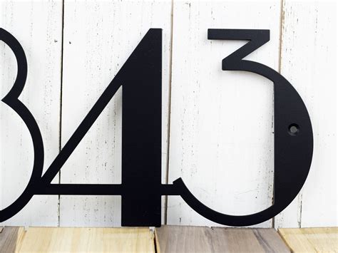 Metal House Numbers / Modern Address Numbers 